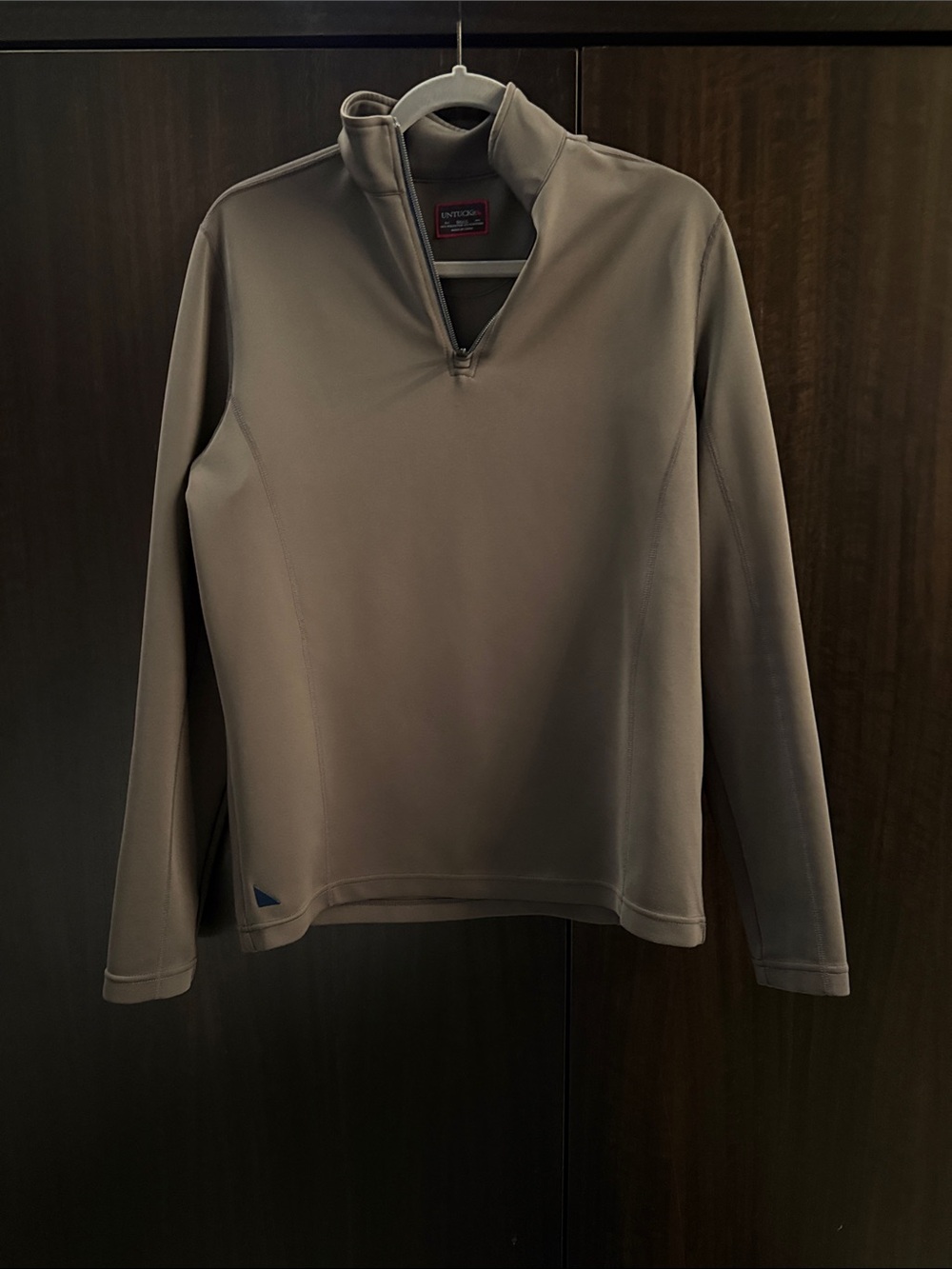 UNTUCKit Men's Quarter-Zip Performance Pullover - size Small